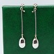 Georg Jensen, Vivianna Torun Bülow-Hübe; Ear rings in sterling Georg Jensen, Vivianna Torun Bülow-Hübe; Ear rings in sterling